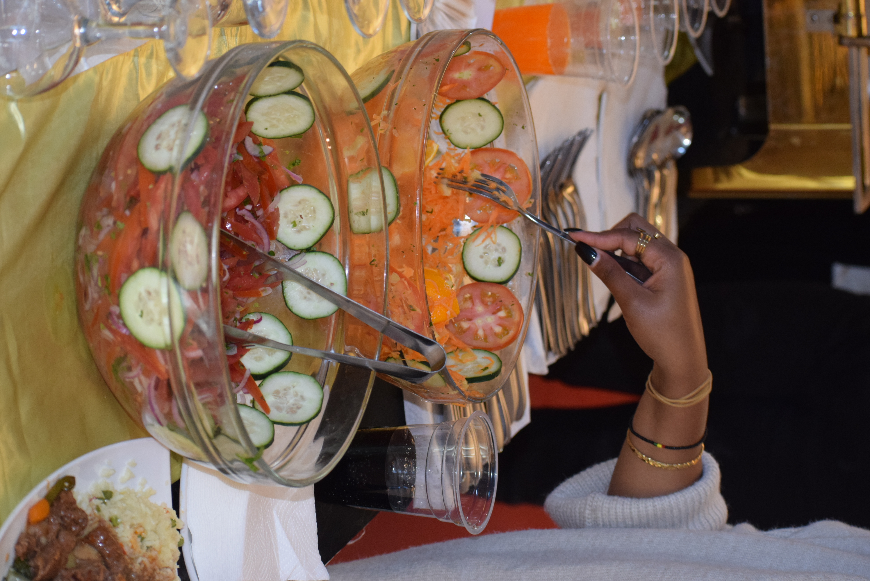 Beautifully plated food